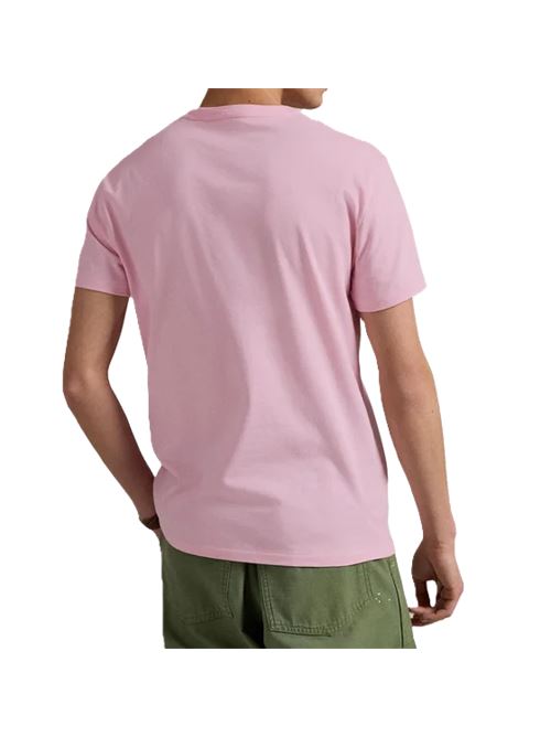 Polo Ralph Lauren T-shirt slim fit rosa Polo Ralph Lauren | SSCNCMSLM2 SHORT SLEEVE TSHIRT710671438417BATH PINK